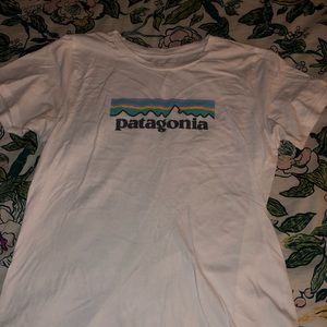 Patagonia logo tee